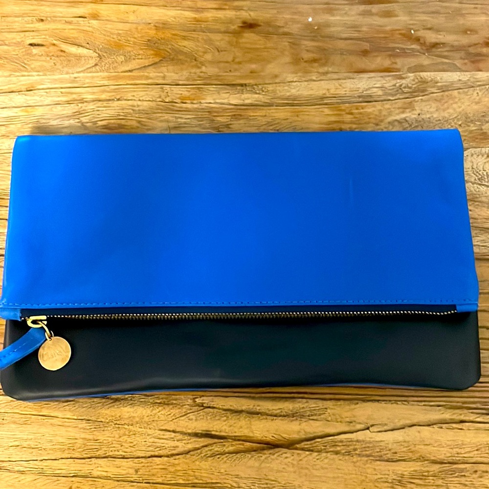 Clare. V folding clutch bag bicolor